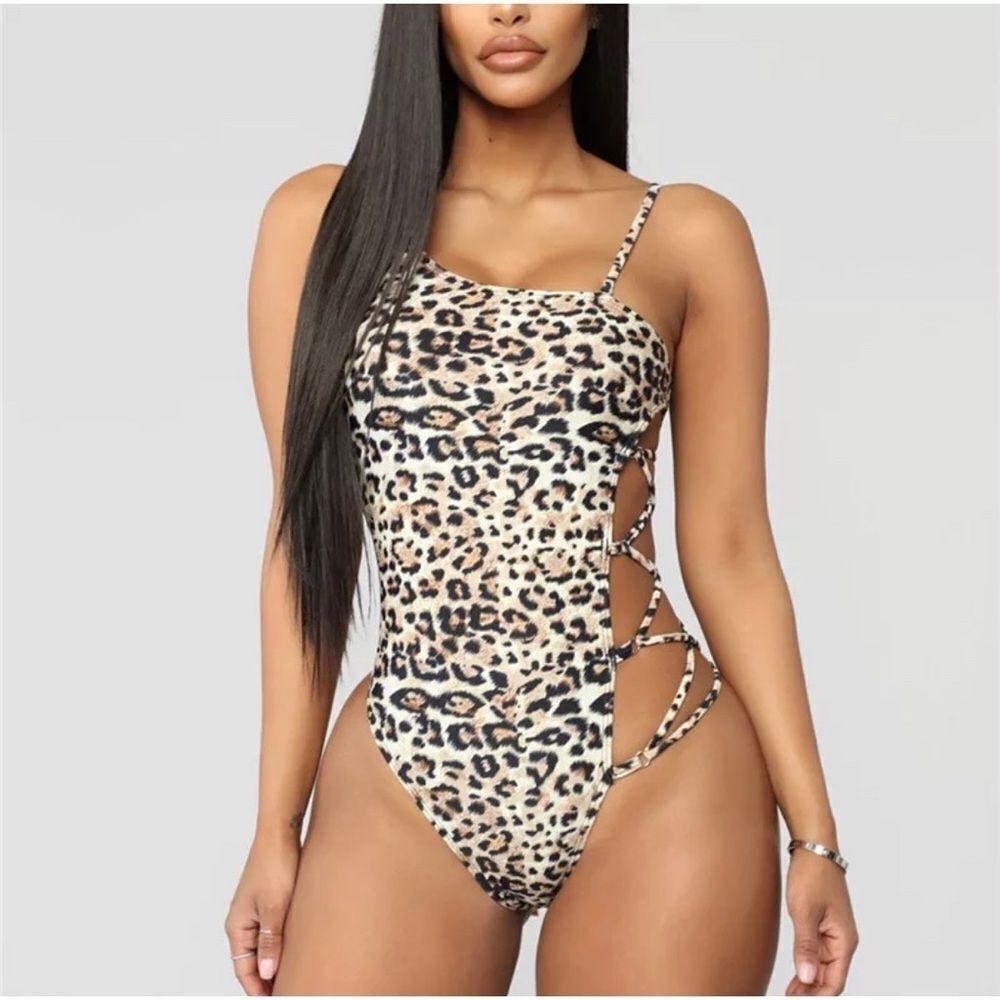 Sexy Leopard Side Detail Monokini